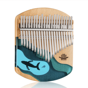 Kalimba Thumb Piano - 21 Notes - Whale Ocean Series